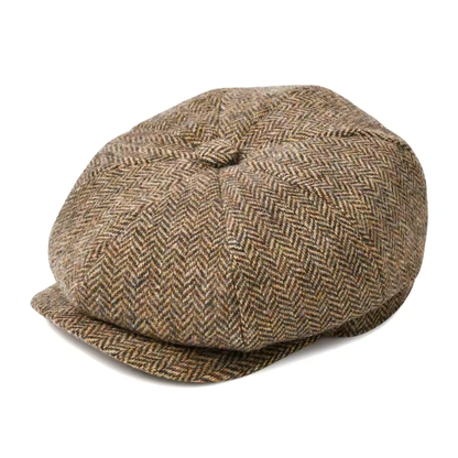 OSCAR™ | Herringbone Tweed Gatsby Newsboy Cap - BUY 1 AND GET 2