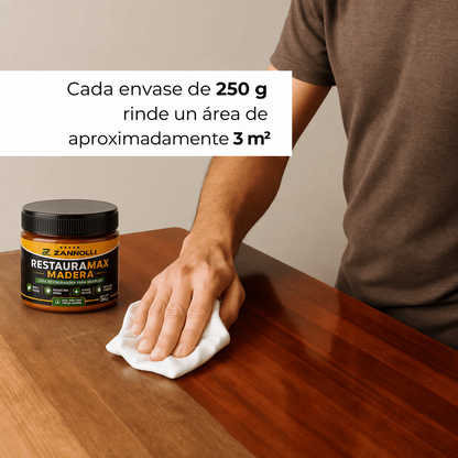 RestauraMax - Cera Restauradora para Muebles | Paga 1 y llévate 2