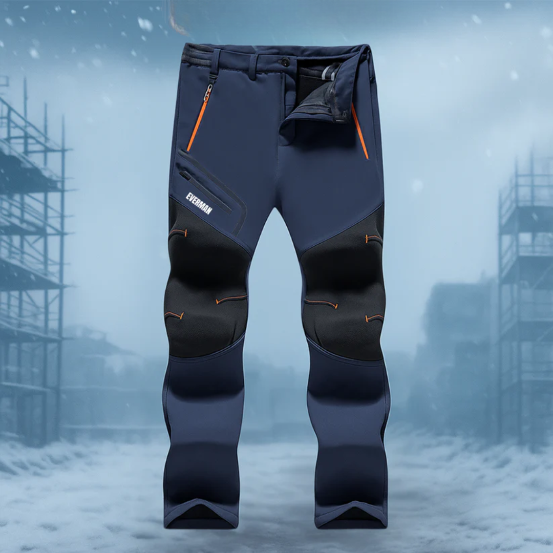 Fleece-Lined Tactical Trousers - Model Zannolli - Blue / S - pt - zannolli