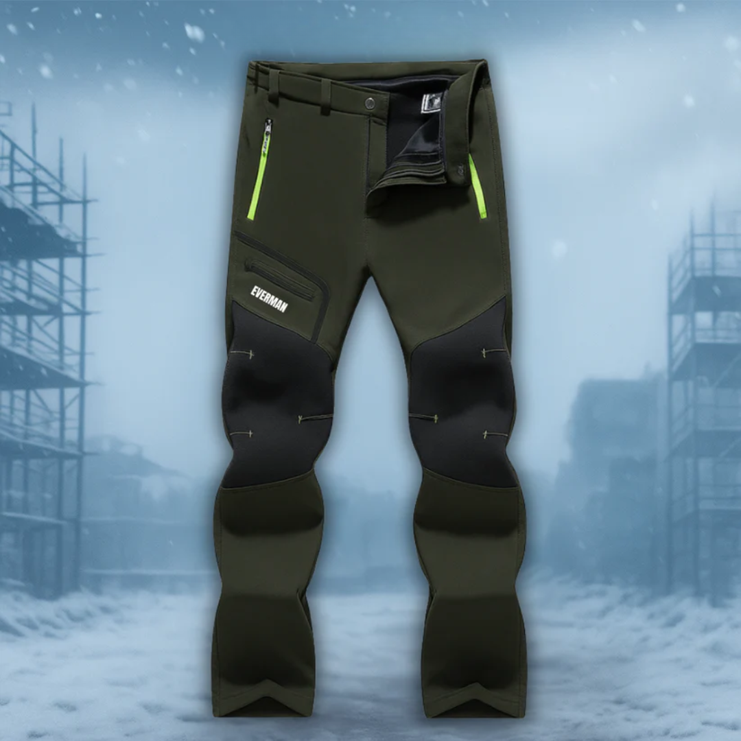 Fleece-Lined Tactical Trousers - Model Zannolli - Green / S - pt - zannolli