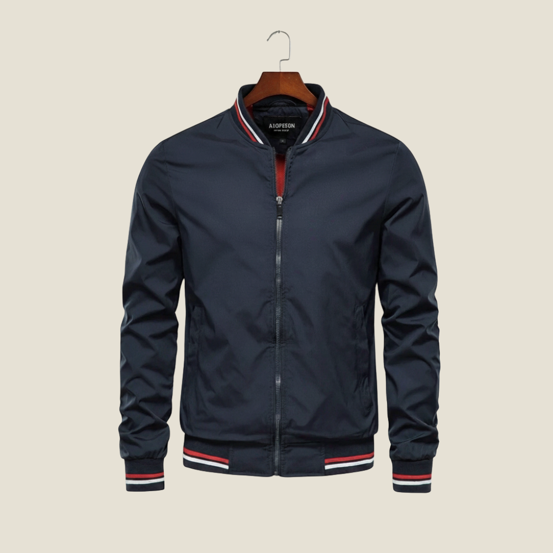 Men’s Bomber Jacket - Model Windsor - Blue / M - jq - Windsor