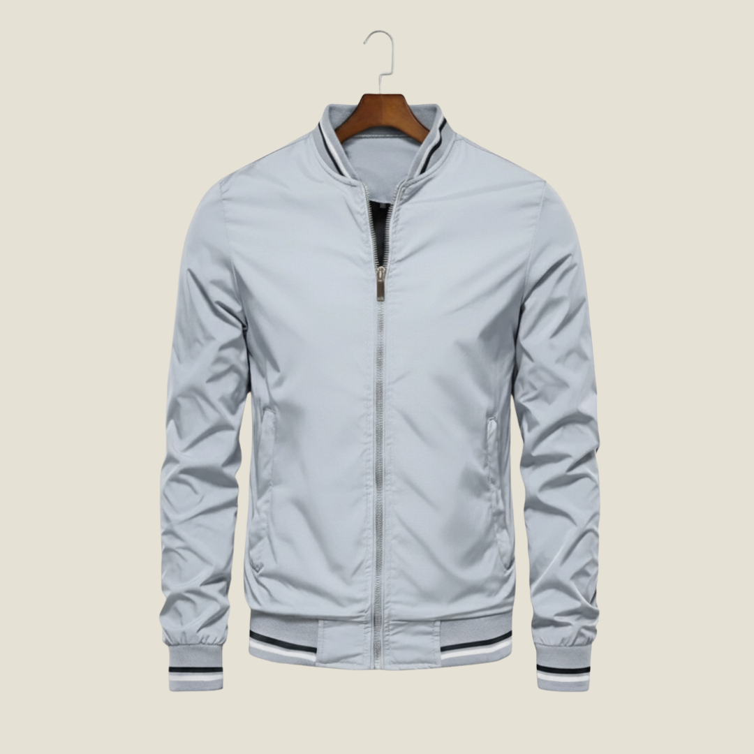 Men’s Bomber Jacket - Model Windsor - Gray / M - jq - Windsor