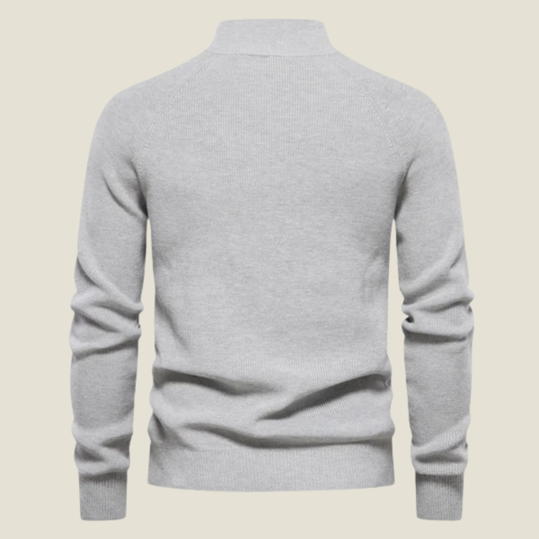 Men’s Half-Zip Sweater - Model Bennett - st - bennet
