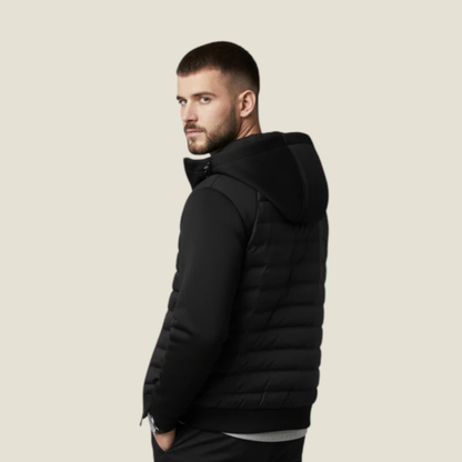 Men’s Hybrid Puffer Jacket - Model Riccardo - jq Riccardo