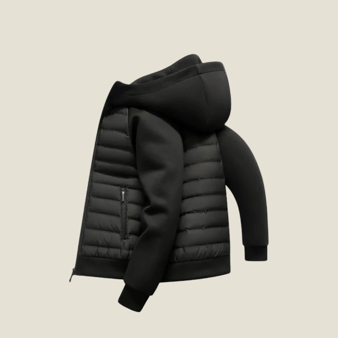 Men’s Hybrid Puffer Jacket - Model Riccardo - jq Riccardo