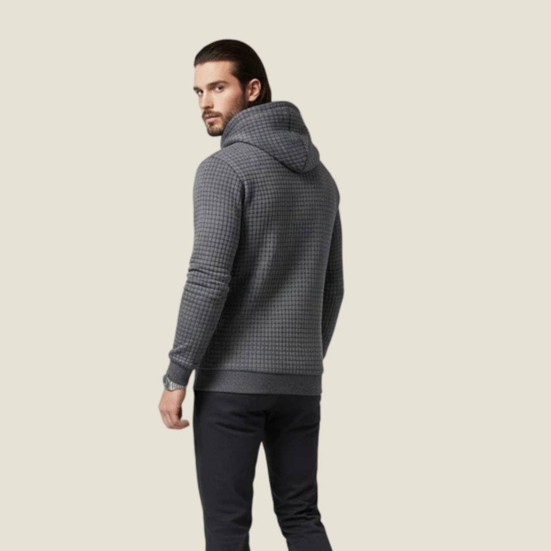 Men’s Knit Hoodie - Model Guilhermmo - st - guilhermmo
