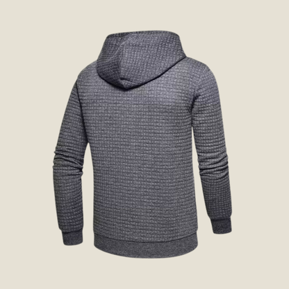 Men’s Knit Hoodie - Model Guilhermmo - st - guilhermmo