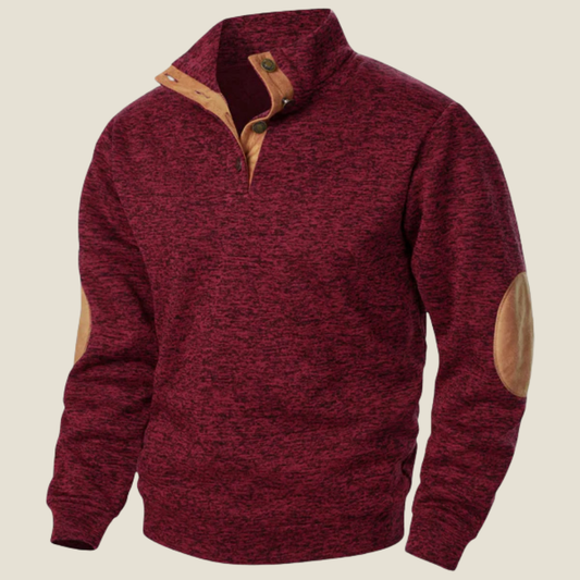 Men’s Knitted Sweater - Model Milano - Burgundy / S - st - milano