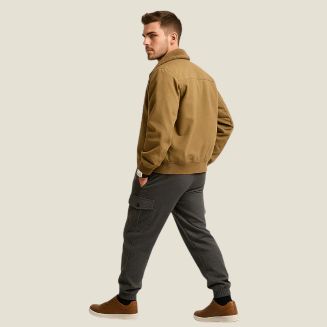 Men’s Sherpa Lined Jacket - Model Dalton - jq - Dalton