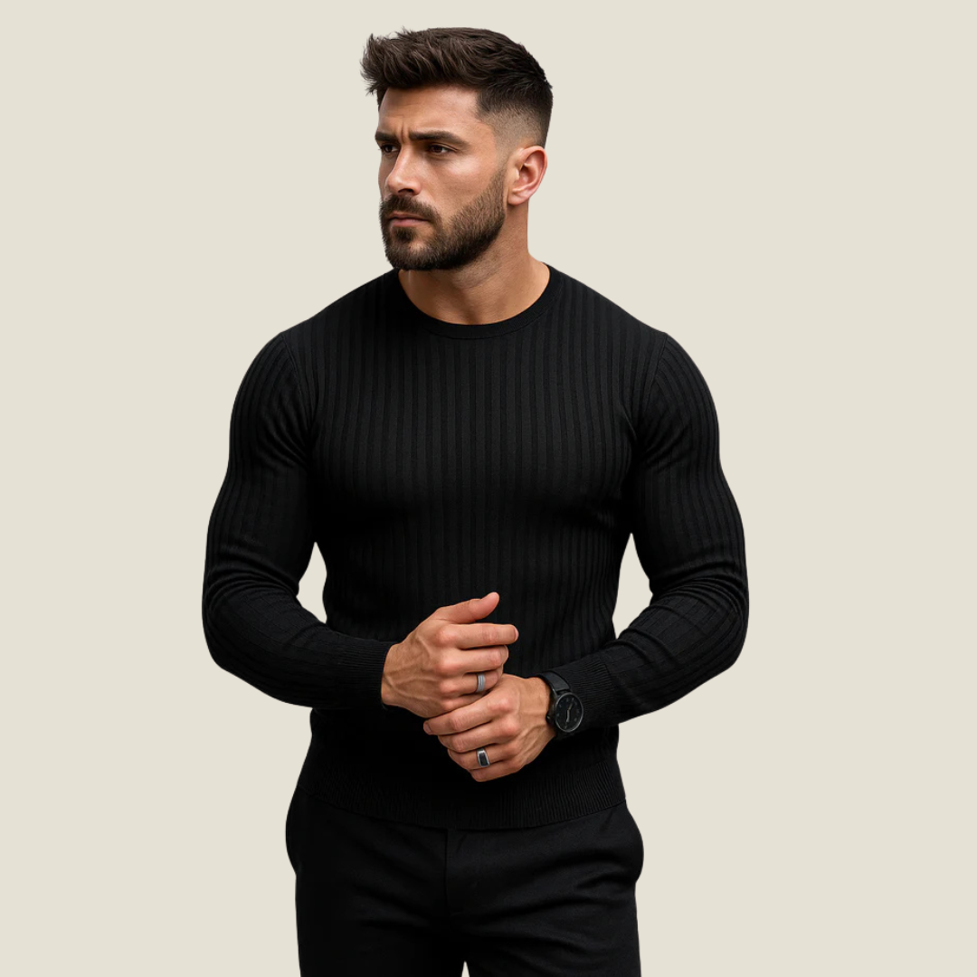 Men’s Slim Fit Sweater - Model Lorenzo - st - lorenzo