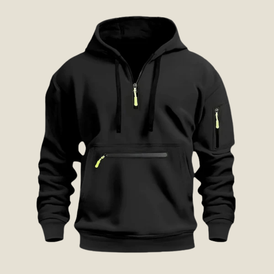 Men’s Tech Hoodie - Model Cole - Black / S - st - cole