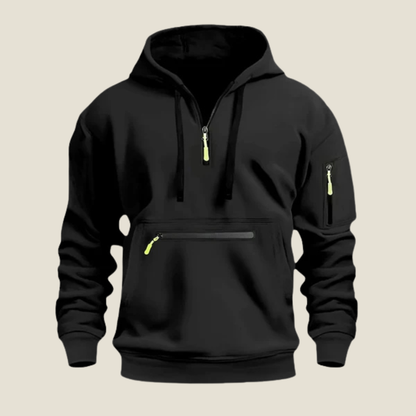 Men’s Tech Hoodie - Model Cole - Black / S - st - cole